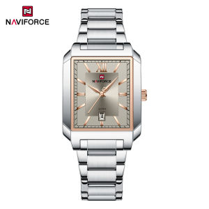 NAVIFORCE Original Watch for Men Calendar Stainless Steel Strap 30m Waterproof  Brand New Quartz Mens Boys Casual Fashion Watches NF9251G
