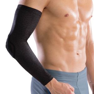 AQ Basketball Compression Support Arm/Elbow Sleeve Anti-slip UV Solid-Shield B23811