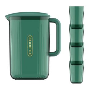 Bayar Di Tempat - Water Jug Aesthetic 5 in 1 / Teko Minum Transparant Set