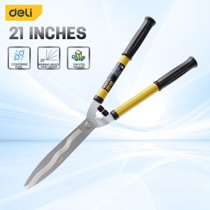 Deli Adjustable Telescopic Garden Hedge Shear 21/26/33/35 Heavy duty Garden Grass Tree Scissor Pruning Shears Gardening Tool