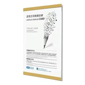 DREAM Rectangle ic Wall Mounted Frame Reusable A 4/A 5/A 6 Acrylic Sign Holder Durable Acrylic Display Board Office Board
