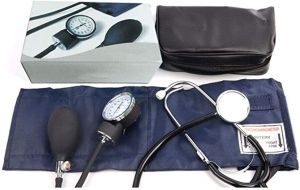 Manual Blood Pressure Cuff – Professional Aneroid Sphygmomanometer with Carrying Case