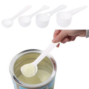 Sữa muỗng định lượng Trắng nhựa Refillable gia vị Scoop cho nhà nấu nướng nhà bếp nhỏ phụ kiện