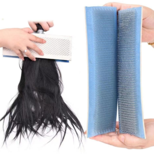 AZDH 1 Pair Rubber Drawing Mat Hair Holder 24x9 Cm Hair Hackle Hair Drawing Mat Durable Hair Extensions Drawing Card with  for Wig Making