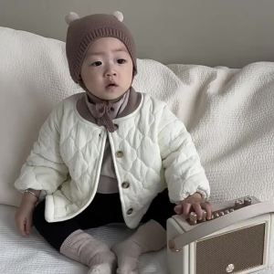 Toddler Autumn and Winter Clothes Korean Style Childrens Clothing Childrens Fleece Jacket Baby Winter Outwear Thick Cotton Coat for Babies