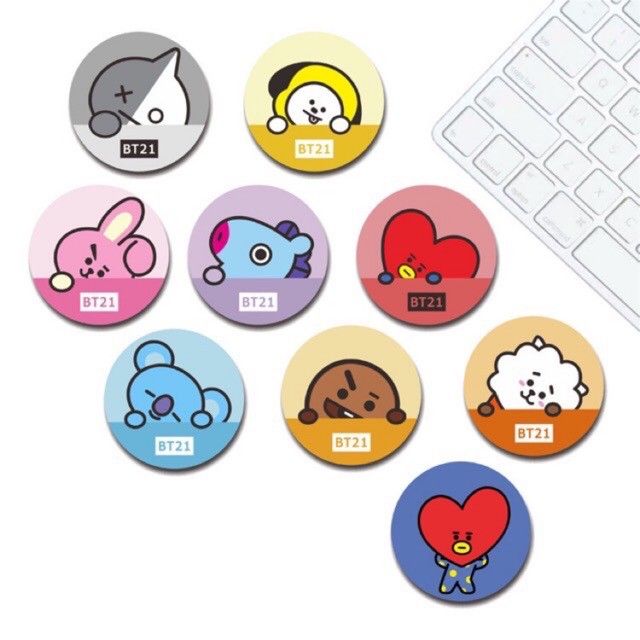 Popsocket BT21 Akrilik / Phone Holder Karakter BT21 / Phone Grip Kartun ...