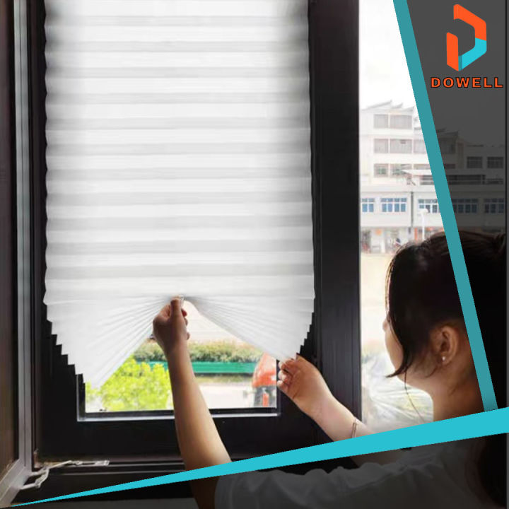 DOWELL CURTAIN BLINDS PLEATED BLIND SCHOTTIS BLIND SHEER STICK ONLY