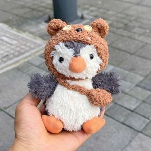 18cm Peanut Penguin Plush Toy Cute Penguin Doll Soft Birthday Gift for Girls Companion Gift Interesting Plush Toy