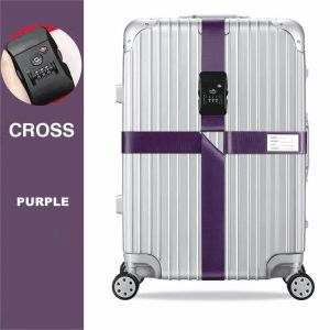 SAIYG TSA Customs Lock Luggage Cross Straps 20-32in Adjustable Luggage Safe and convenient With TSA Lock