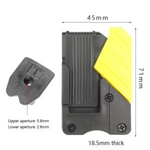 IFFINE Universal Quick Release Buckle Quick Attach ABS Tape Measure Holder  Aluminum Alloy Waist Buckle Hammer Wrench