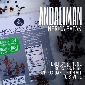 Merica Batak Andaliman Premium Asli  / Andaliman Pepper Timurasa - 20gr
