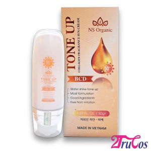 Kem chống nắng nâng tông vật lý NS Organic Emsujoi Tone Up Collagen Fragrance Sun Cream SFP50+ PA++++ 100ml (trắng sáng da lót trang điểm bảo vệ da ngăn ngừa sạm náo và lão hóa da) 2Trucos