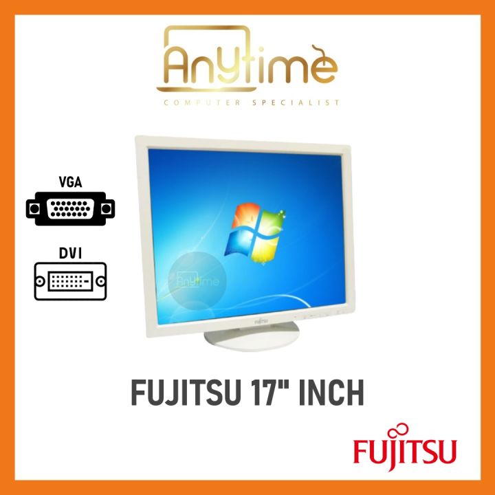 MONITOR SCREEN 17 INCH FUJITSU LCD MONITOR GOT VGA PORT (REFUBRISHED