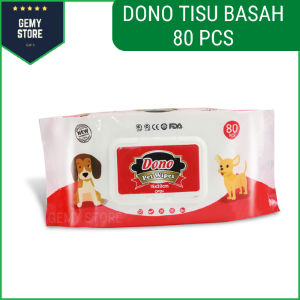 DONO TISU BASAH TISSU TISSUE HEWAN PELIHARAAN ANJING KUCING KELINCI