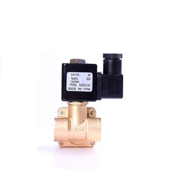 1 2 High Pressure Brass Solenoid Valve 0927 Series 220v 110v 24v 12v Normally Closed 1 6mpa