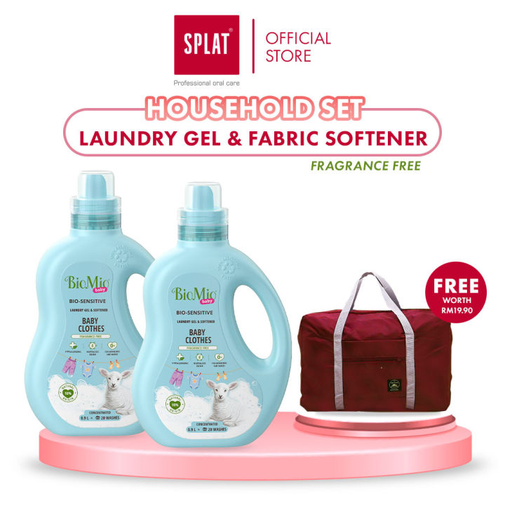 BioMio BABY. BIOSENSITIVE Laundry Gel & Fabric Softener for Baby