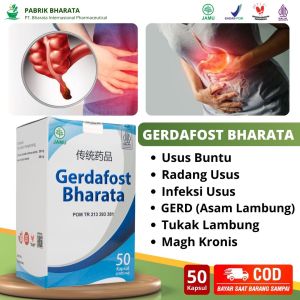 Obat Usus Buntu Radang Usus GERD Magh Kronis Radang Pencernaan Herbal Gerdafost Bharata 100% Asli