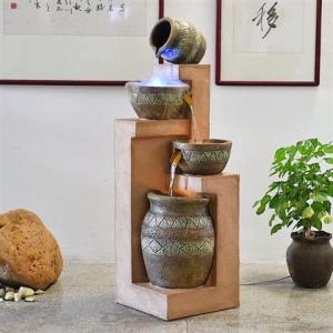 European Style Water Fountain Fengshui Wheel Indoor Water Landscape Living Room Balcony Opening Company Decoration Shop Floor