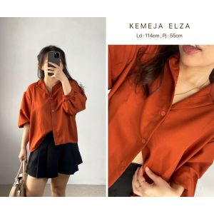 BLOUSE WANITA ELZE BLOUSE SHAKILA BATWING SHIRT PENTA04