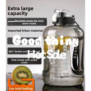 Tritan Large Capacity Water Bottle for Men Sports Fitness 2025 New Model High Temperature Resistant Large Cup