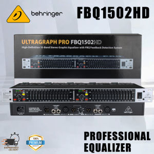 BEHRINGER FBQ1502HD 15 Section stereo graphic equalizer the frequency of mono ultra-bass output can be adjusted