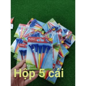 Tee golf nhựa đỡ bóng golf - Tee nhựa nhiều kích thước