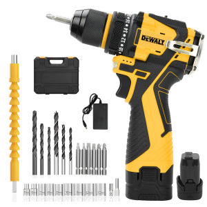 DeWalt Brushless Drill Cordless Impact Drill Electric Screw Driver Hammer Set Heavy Duty Power Tools Brushless Motor
