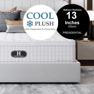 [Ready Stock] NEXT DAY DELIVERY + FREE GIFT 13 Inches Hotel Mattress 32cm | Pocket Springs Mattresses Cooling Features Spring Mattress | Re-create The Luxury Hotel Bed At Home | Single Super Single Queen King size