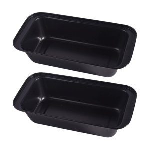 2 Pack Nonstick Cooking Trays Carbon Steel Construction Rectangular Bread Loaf Baking Pan Dishes for Various Cakes