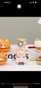 【Ship in 24H】敲敲小木鱼Merit Woodfish Ornament Creative Buddha Style Decompression Toy Wealth+1 Little Woodfish Musical Instruments