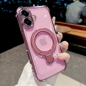 Airbag iPhone16promax iPhone Case 15pro Shockproof and Drop Resistant 14Plus Transparent and Soft 13 Bracket