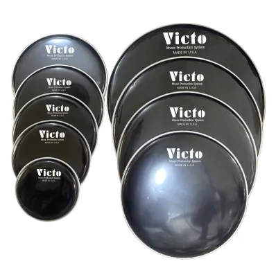 Mặt trống Victo đen cao cấp 8101112131416182022inch