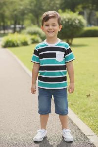 Kids Tshirt Fabric: Spandex Cotton Fit up to 5-10 yrs old  Print: Viny