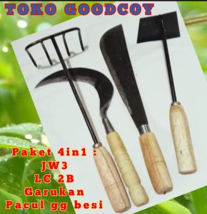 alat berkebun paket lengkap isi 4pc