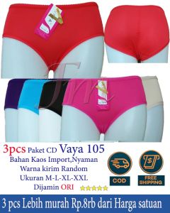 Femme Ols CD 3 Pcs Celana Dalam Wanita VAYA 1168