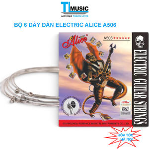 (Chính hãng)Bộ 6 dây đàn guitar electric Alice A506SL-Size 009
