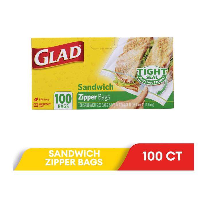 Glad large zipper discount bags