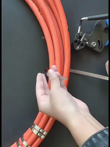 Kim loại thép không gỉ Tie Guns Dây buộc cáp kìm dây cáp kim loại Dây buộc cáp công cụ dây buộc cáp Guns cho thắt chặt cắt cáp Dây buộc cáp