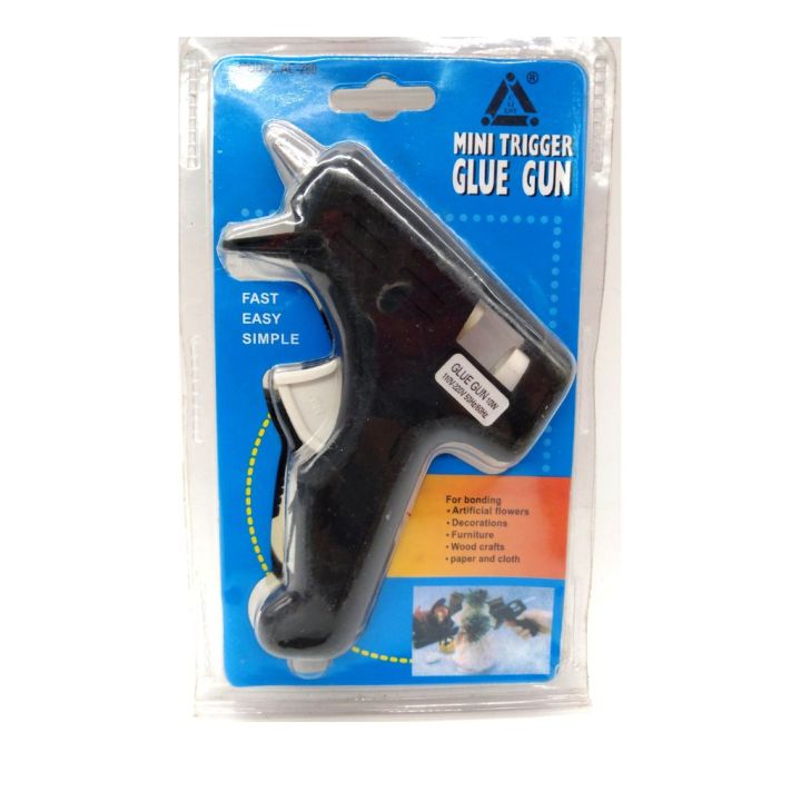 Hot melt shop trigger glue gun