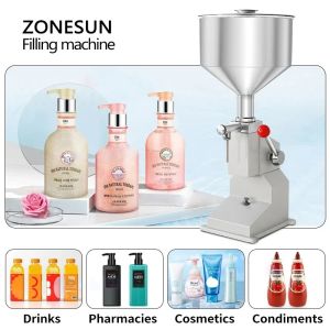 CHUANGCHAO Manual Liquid Filling Machine Oil Bottle Filler 5-50ml For Cream Cosmetic HOT