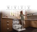LG Top Control Dishwasher DFB325HS | Smart Wi-fi Enabled | QuadWash™ | TrueSteam®. 