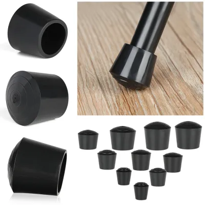10pcs/pack Rubber Non-Slip Covers Leg Tip Anti-slip Pad Floor Protectors Foot Cover Chair Leg Caps Furniture Feet