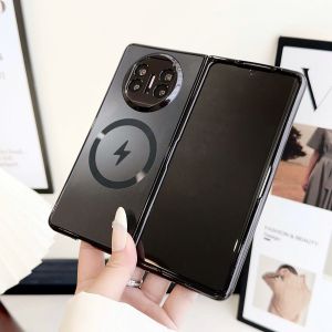 For Huawei Honor Magic V5 Case Hard Matte Magnetic wireless charging Protective Back Cover Case For Magic V5 V3 VS3 Phone Shell