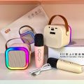 Loa hát karaoke bluetooth mini k12 tặng kèm 2 mic hát, có thể thay đổi giọng dễ dàng sử dụng nhiều màu lựa chọn. 