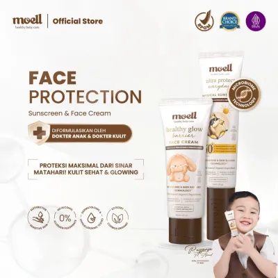 Moell Paket Perawatan New Born Baby Skincare Protection Hair Care Penumbuh Rambut Perlengkapan Mandi