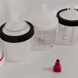 อะแดปเตอร์ปืนพ่นสำหรับ Iwata Anest การติดตั้งสีรถยนต์ อุปกรณ์ใช้แล้วทิ้ง