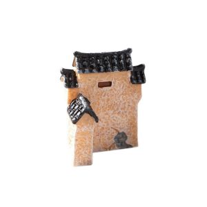 MMLUCK Trang trí Nhà nhựa Mini Nhựa Retor Cổng Thành Phố Cổ Mini Sáng Tạo Phong cách Trung Quốc Nhà nhỏ tòa nhà hoài cổ Tiểu cảnh