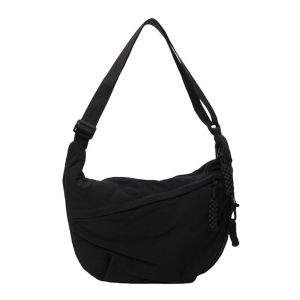 COMEMECO Korean Simplified Crossbody Bags Large Capacity Canvas Sports Hobos Bag Versatile Lightweight Shoulder Bag Women