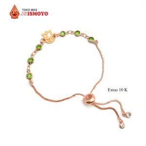 Gelang Tali Serut Kombinasi Emas Tulipa J5 Ismoyo