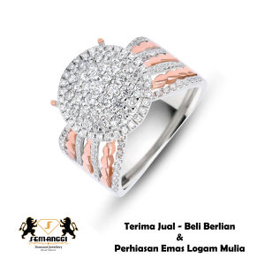 Cincin Berlian Semanggi Wanita - SMG 4084
